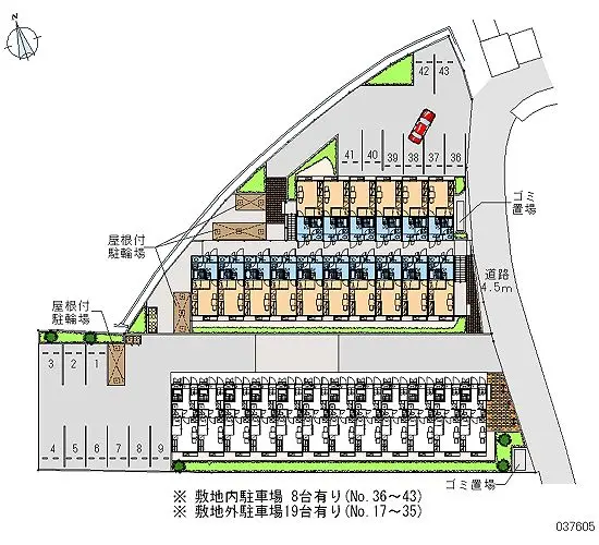 ★手数料０円★大津市今堅田３丁目 月極駐車場